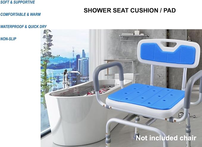 Shower Chair pad, Soft Foam Cushion - Image 6