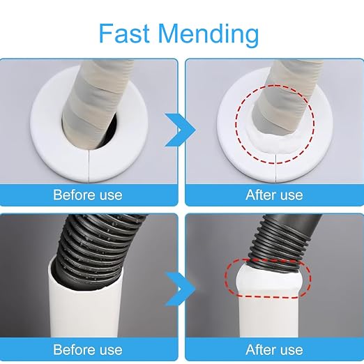 New Type 10 White Seal Putty Waterproof Duct Seal Repair Sealing Clay, Quick - Image 5