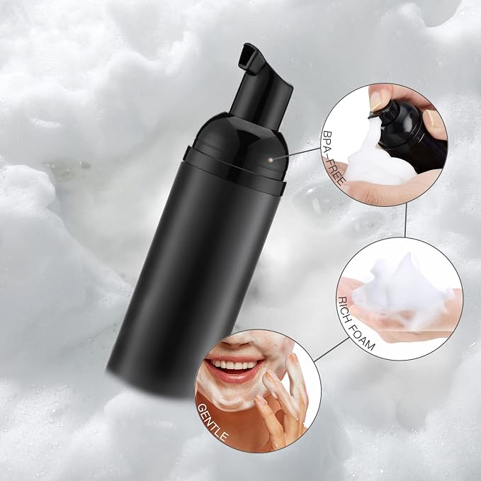 Tekson 30PCS Soap Foam Bottle, Empty Travel Foaming Lash Shampoo - Image 4