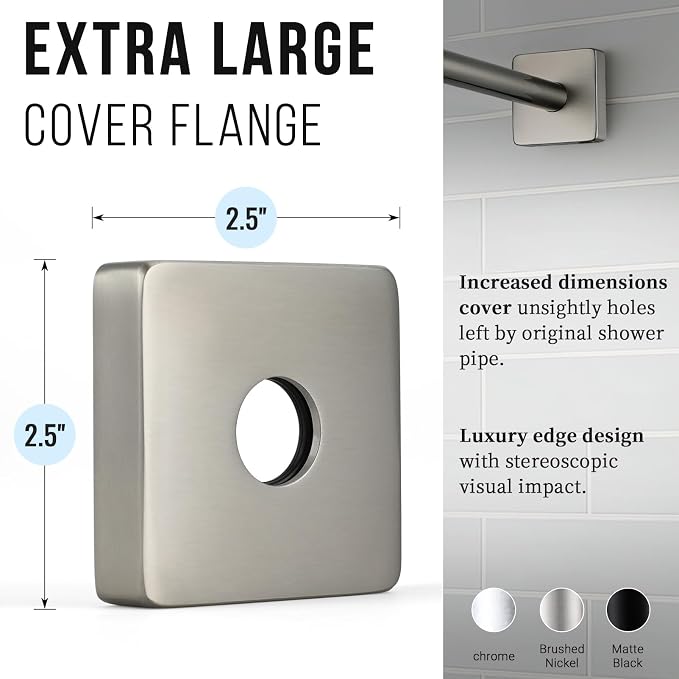 G-Promise All Metal 15.2-Inch Shower Arm - Image 2