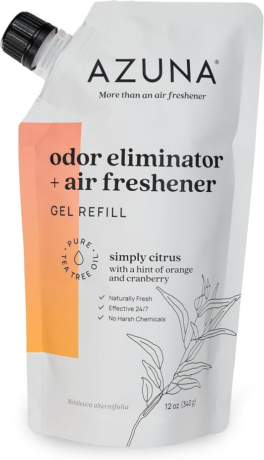 Azuna Air Freshener & Odor Eliminator Gel Refill Pouch by Azuna
