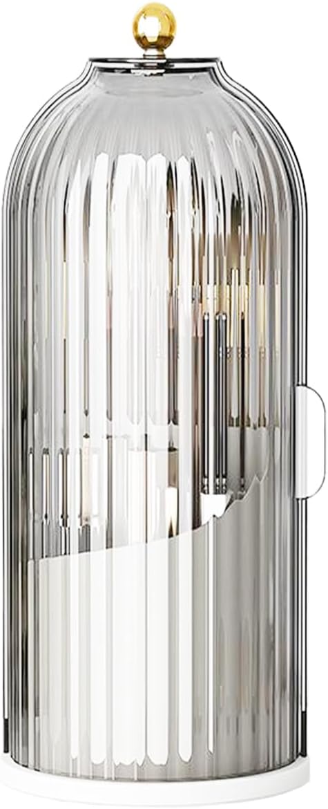 Birdcage-Style Concealed Toothbrush Holder Sliding Lid Bathroom Counter by Believeinthemagicoffamily
