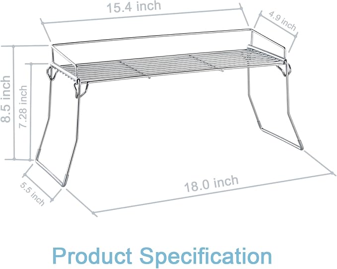 Metal The Sink Vanity Organizer 2 Pack, Bathroom or Kitchen Sink Organizer - Image 3