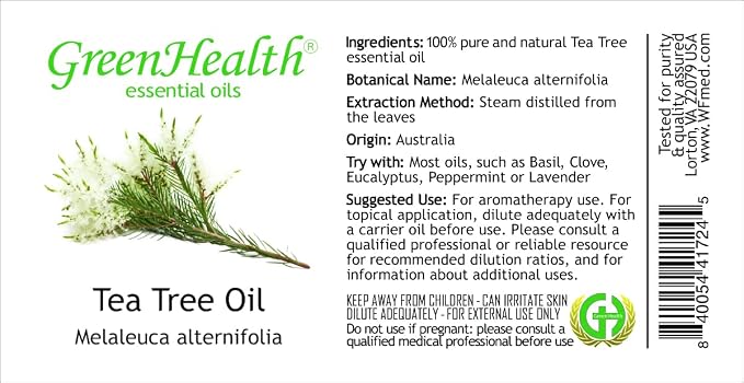 Tea Tree Essential Oil – 16 fl oz – 100% Pure & Undiluted – Steam-Distilled - Image 8