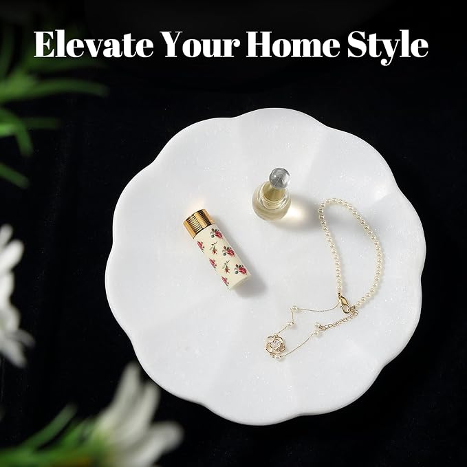 Koville Marble Tray, Natural Stone Tray - Image 2
