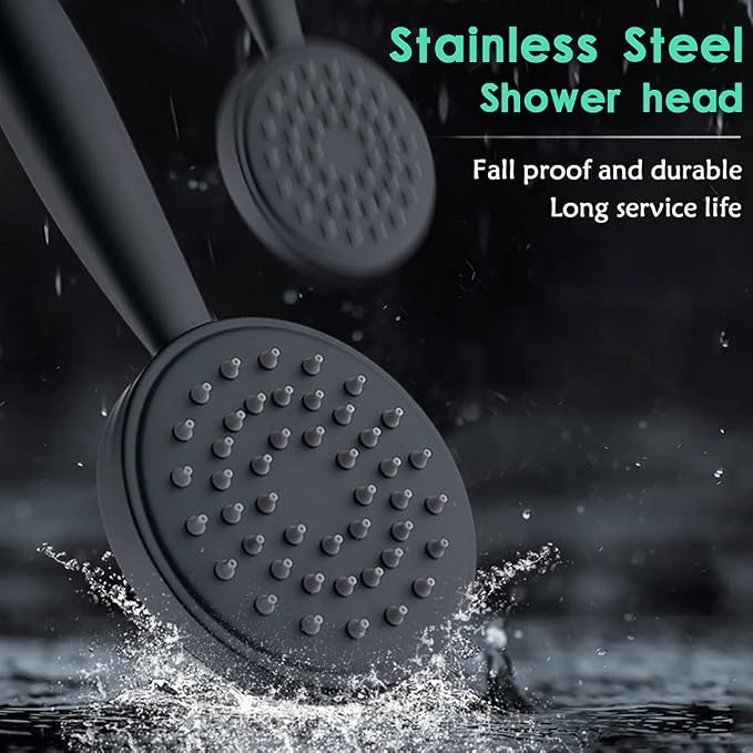 All Metal Hand Held Shower Head - Image 2