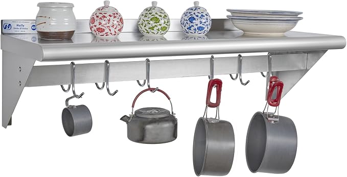 Hally Stainless Steel Shelf by HallySinksTablesH