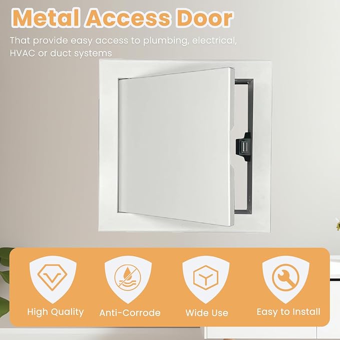 Access Doors Panel 12 x 12 inch Aluminum Alloy Access Door - Image 2