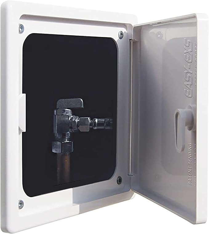 Access Panel 8x8 with Door Plastic White by EASY-EXS