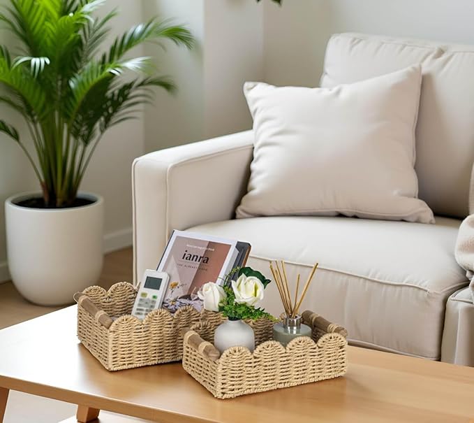CubesLand Scalloped Edge Decor Baskets - Image 3