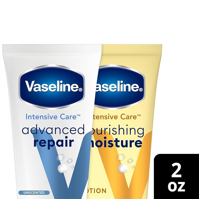 Vaseline Intensive Care Lotion Bundle – Advanced Repair Unscented Lotion & - Image 3