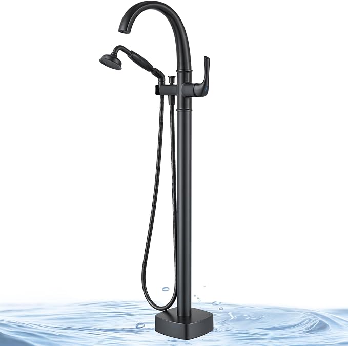 Free Standing Tub Faucet, Jabbol Luxury Freestanding Bathtub Faucet by Jabbol