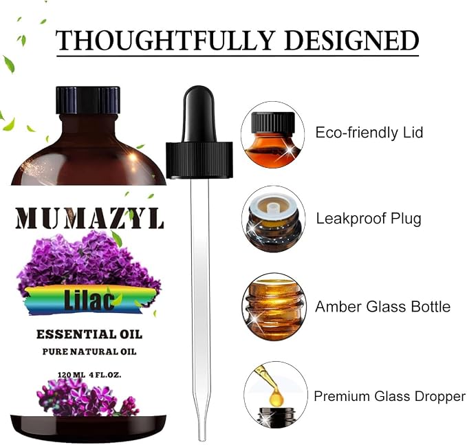 Lilac Essential Oil, Lilac Oil 4 Fl Oz 120ML - Image 2