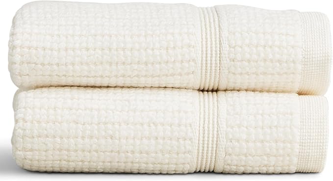 Preston Lane Douro Washcloth Set – 2 Pack Luxury Cotton Towels, Ultra Soft & by PrestonLane