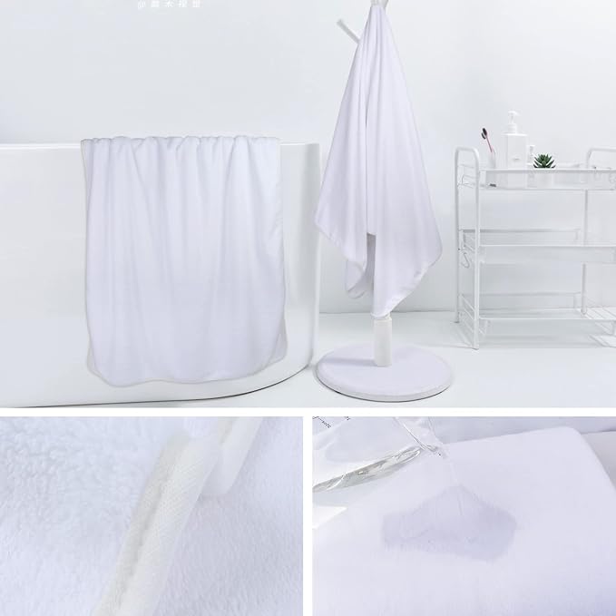 KinHwa Microfiber Bath Towel 30x60inch 2 Pack Extra Large Bathroom Towels - Image 4