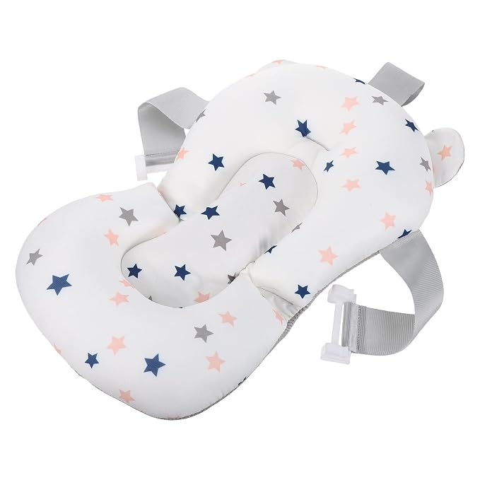Mesh Bath Support Seat Floating Shower Pad Newborn Non-Slip Cradle Cushion by Unknown