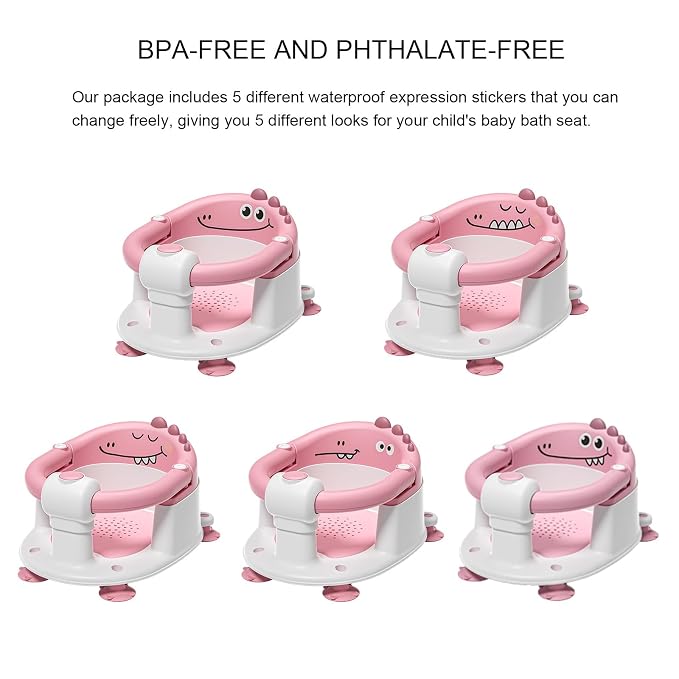 TPN Baby Bath Seat for Babies 6 Months & Up, Non-Slip Toddler Bath Seat - Image 2