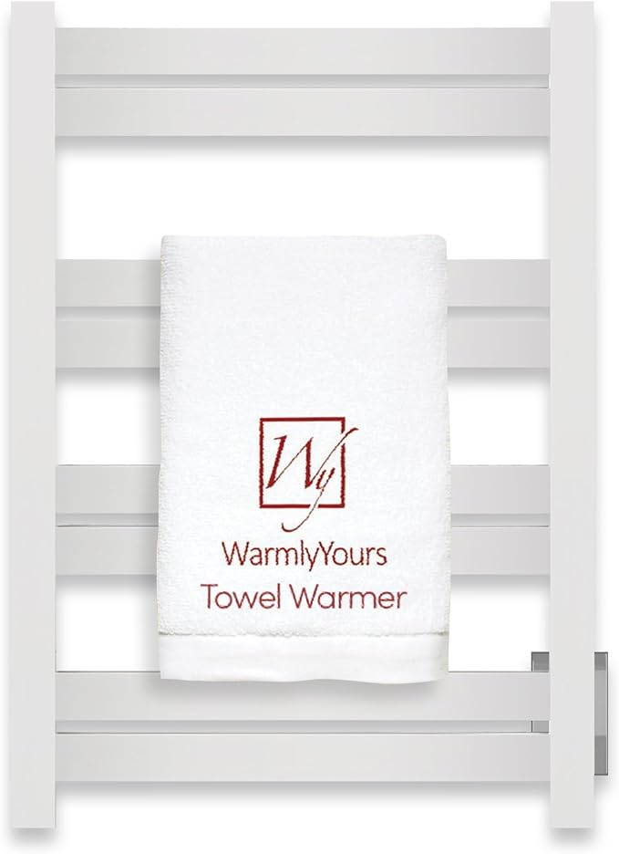 WarmlyYours Heated Towel Warmer Rack, Integrated On/Off Switch by WarmlyYours