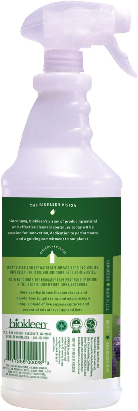 Biokleen Bac-Out Bathroom Cleaner, Eco-Friendly, Plant-Based, No Artificial - Image 2