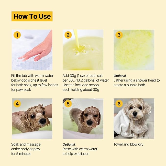 PetO’Cera Hot Spring Bath for Dogs, Alps Onsen Water, Soothes Dry, Inflamed Skin - Image 6