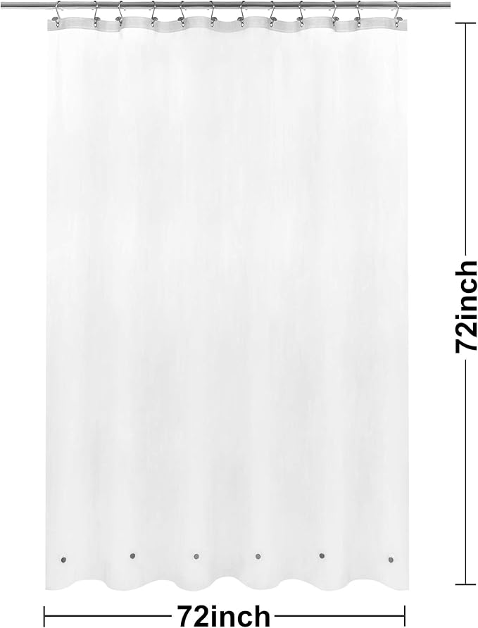 Barossa Design Frosted Shower Curtain Liner - Image 4