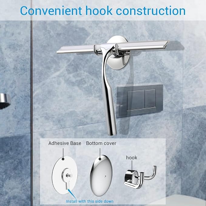 Quntis Silicone Shower Squeegee - Image 4