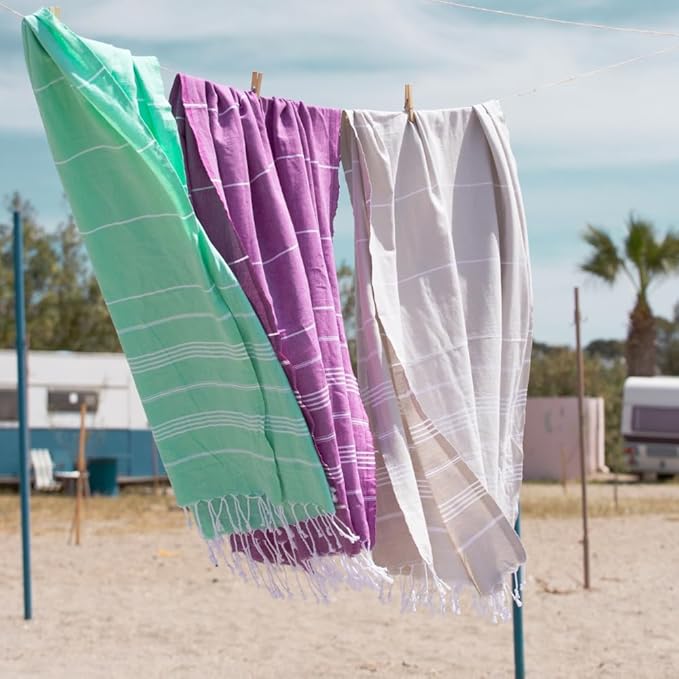 BAY LAUREL Turkish Beach Towel - Image 4