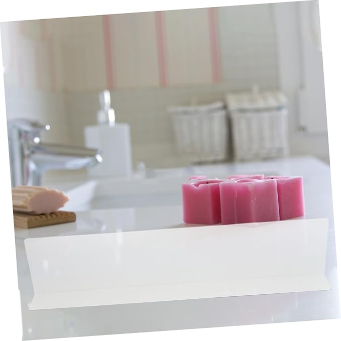 Splash Guard for Bathtub Transparent Pvc Splashproof Baffle 15.75 Inch Corner - Image 6