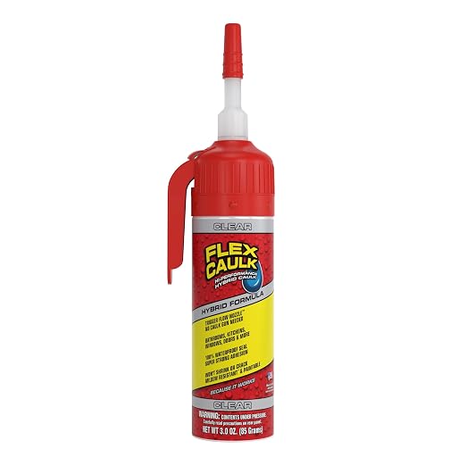 Flex Caulk, Waterproof & Weatherproof Hybrid Polymer Sealant, Baseboards by FlexSealProducts