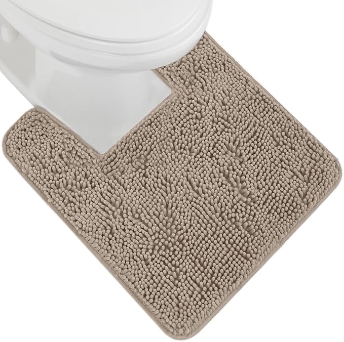 GORILLA GRIP Plush Absorbent Shaggy Chenille Bath Rug Mat by GorillaGrip