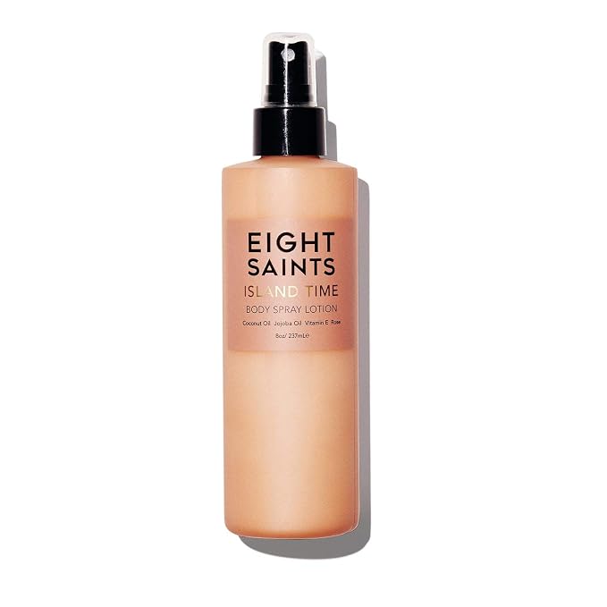 Eight Saints Island Time Body Spray Lotion, Natural and Organic Body Lotion by EightSaintsSkincare