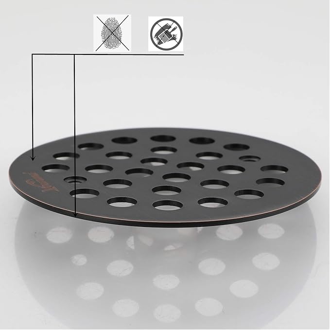 4-1/4Inch Screw-in Shower Strainer Drain Cover Replacement Floor Strainer Floor - Image 5