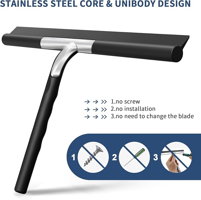 ecooe Silicone Shower Squeegee - Image 3