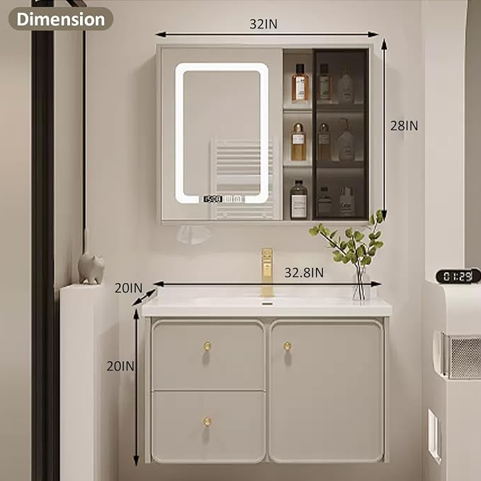 Bathroom Vanity - 32IN Luxurious Bathroom Vanity - Image 2