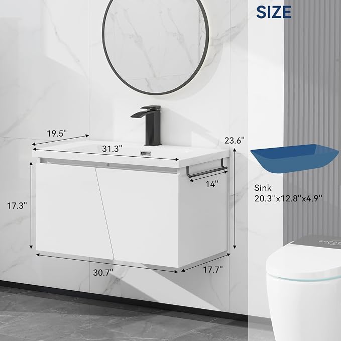 YOURLITE 31" Bathroom Vanity - Image 2
