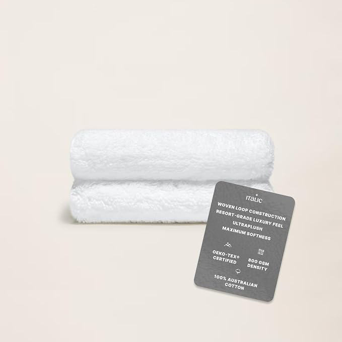 Italic Ultraplush Australian Cotton Washcloths - Image 2