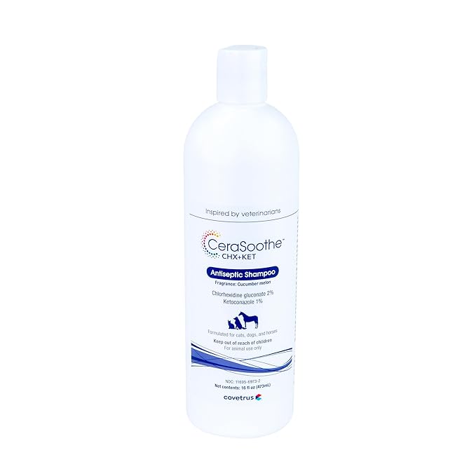 CeraSoothe CHX+KET Antiseptic Shampoo by Covetrus