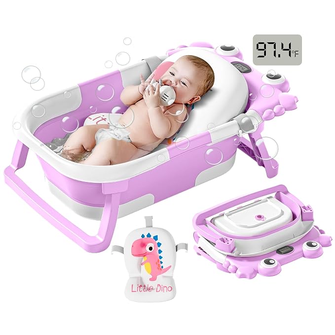 Collapsible Baby Bathtub for Infants to Toddler by WyfKyd