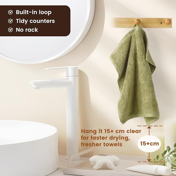 SEMAXE 100% Cotton Washcloths for Bathroom - Image 5