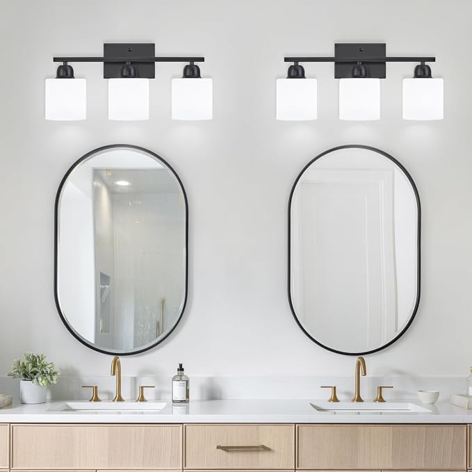 3-Light Bathroom Light Fixtures, Living Room, Vanity Table, E26 Base - Image 7