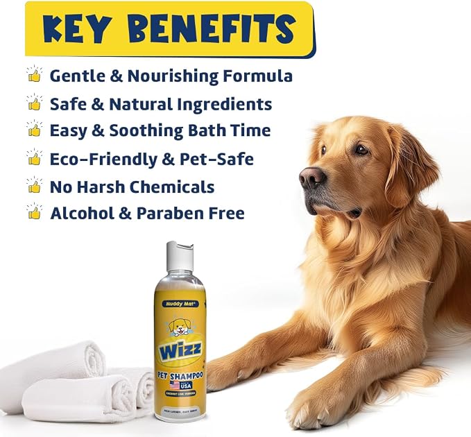 Muddy Mat® Wizz Pet Shampoo for Dogs & Cats - Image 3