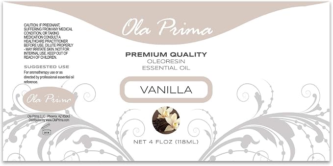 Ola Prima Oils Vanilla Essential Oil 4 oz - Image 8