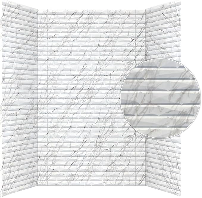 From Plain To Beautiful In Hours 133-640-VISTA-KIT Vista Tub and Shower Wall by DecorativeCeilingTiles