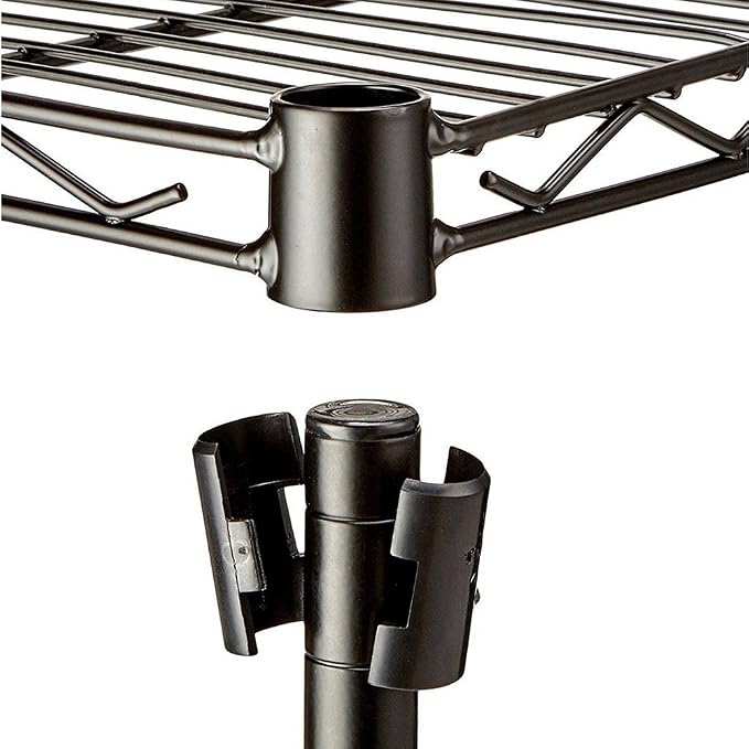 3 Tier Storage Racks Shelving, Heavy Steel Pantry Shelves, Adjustable Wire - Image 5