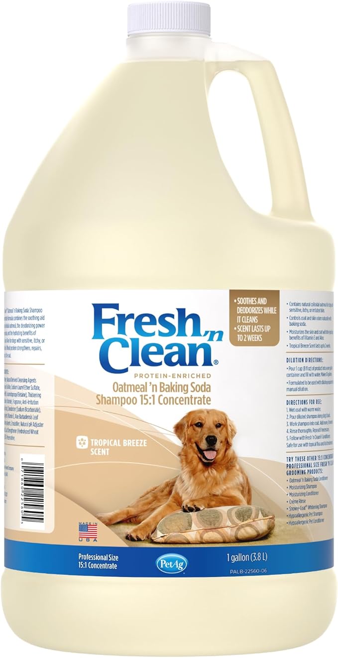 PetAg Fresh ’n Clean Oatmeal ’n Baking Soda Shampoo by PetAg