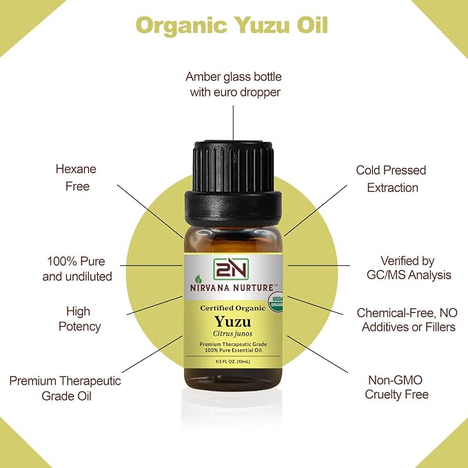 Yuzu Essential Oil USDA Certified Organic, 100% Pure Natural Premium Grade - Image 4