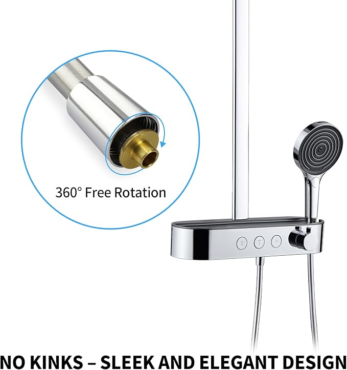 Extra Long Replacement Shower Hose Extension Handheld Shower Head Hose 70 - Image 8