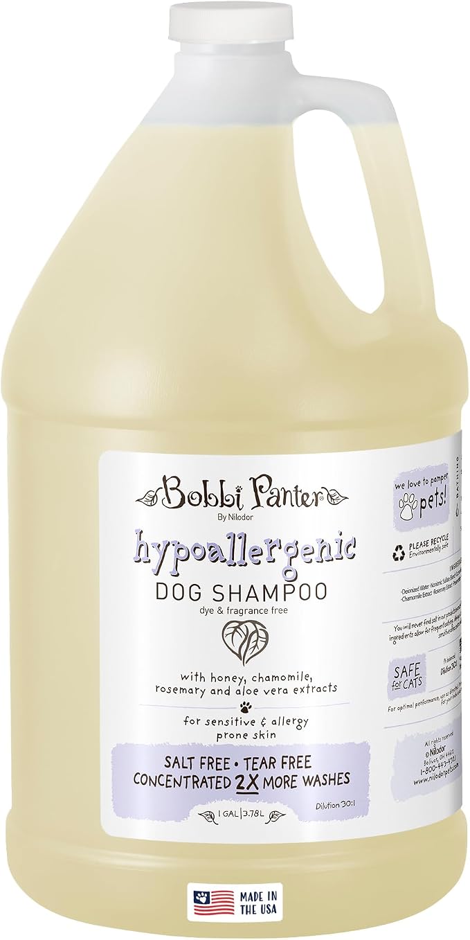Bobbi Panter Hypoallergenic Dog Shampoo 1 Gal., Dye & Fragrance-Free, - Image 7