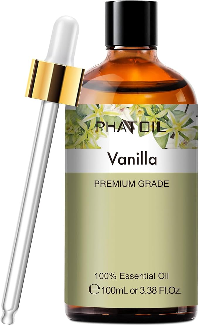 PHATOIL Vanilla Essential Oil 100ML, Vanilla Essential Oils by PHATOIL