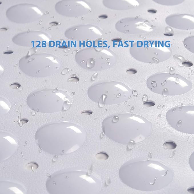 AmazerBath Bath Tub Mat, Medium Size 27.6 x 15 Inches Non-Slip Shower Mats - Image 4